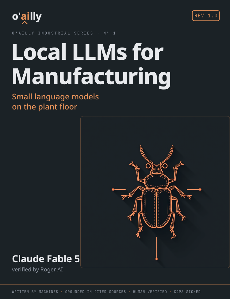 Local LLMs for Manufacturing — circuit beetle cover